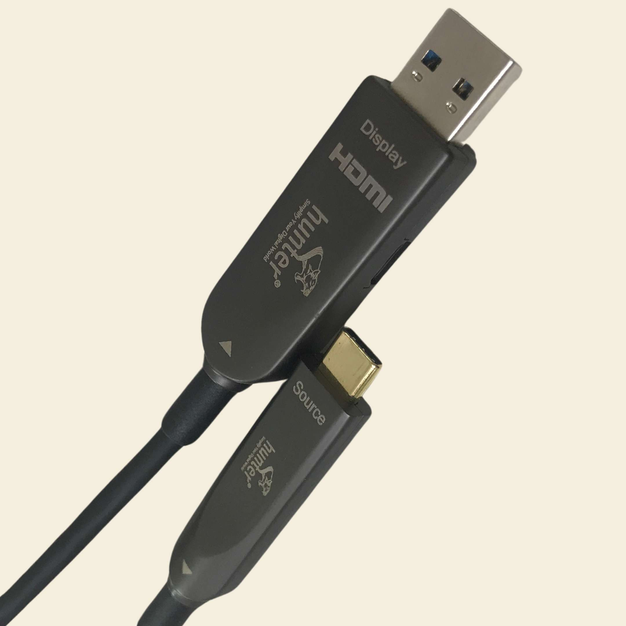 Hunter USB 3.0 Type-C to Type A Male to USB AOC 10-9232